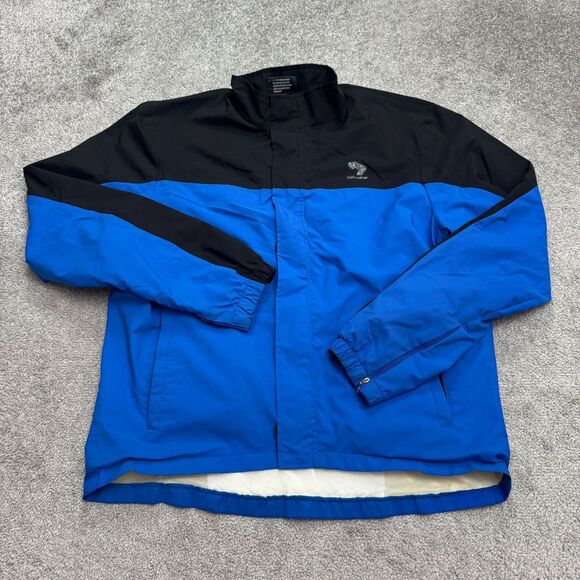 Vintage Bellwether Gore-tex Windbreaker Jacket Mens Large Blue Black Full Zip - Picture 1 of 16